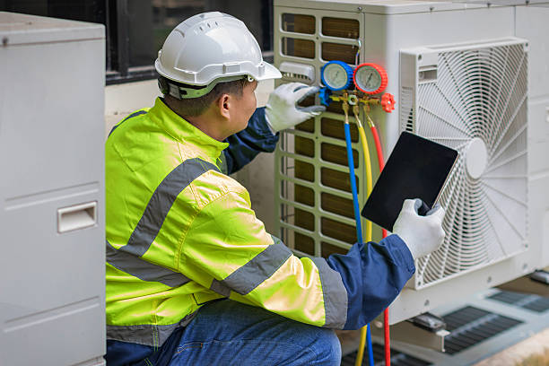 Professional Hvac technician working in Cheyenne, WY